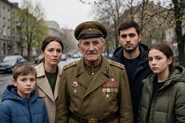 Сцена «Бессмертный полк»