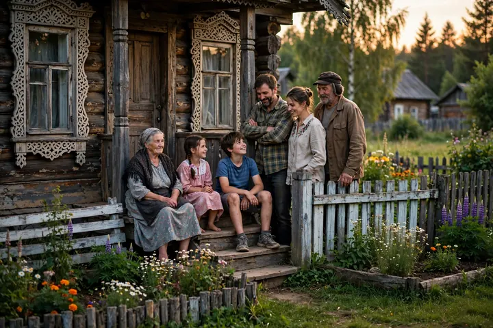 Сцена «У родного дома»