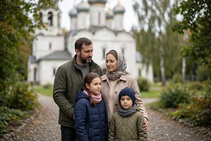 Сцена «У храма»