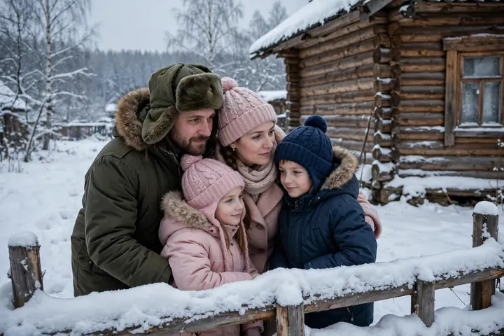 Сцена «Зимний двор»